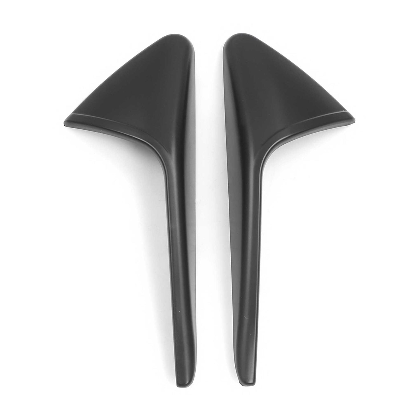 RASTP 2Pcs Carbon Fiber Style Side Camera Decoration Cover Trim for Model 3 Y 2021 - RASTP
