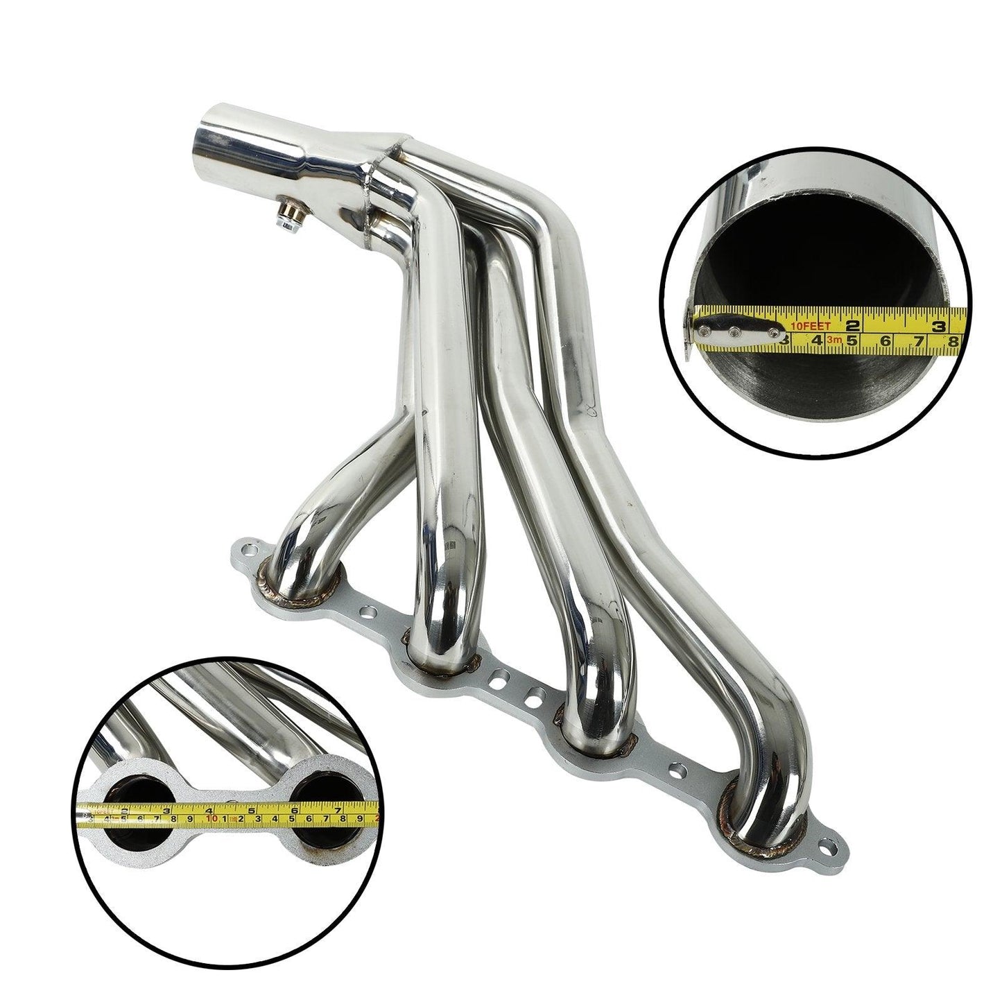RASTP Exhaust Manifold for Chevy Buick 4.8L 5.3L LS1 LS2 LS3 LS6 LS 1-3/4" - RASTP