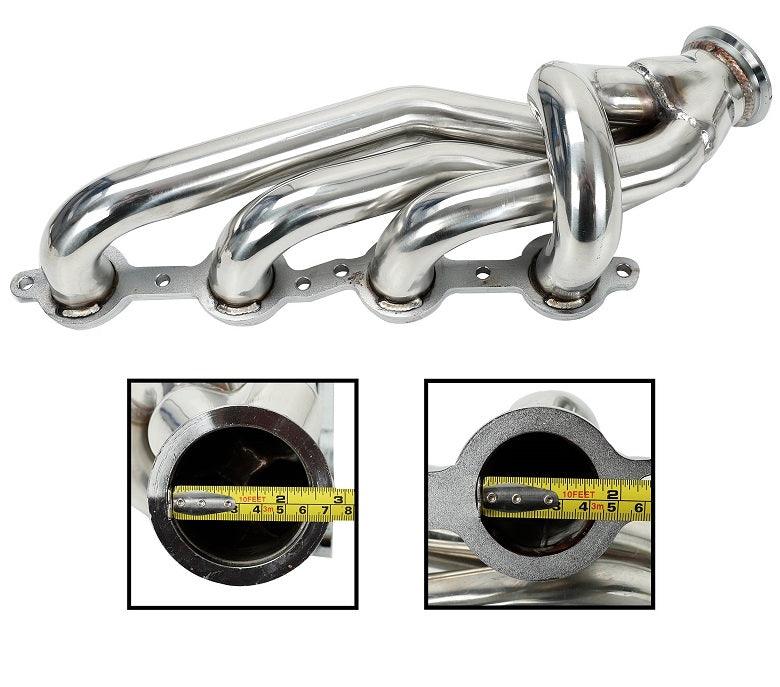 RASTP Exhaust Manifold for Chevy LS Swap S10 LS1 LS2 LS3 LS6 Bel Air Camaro Nova - RASTP