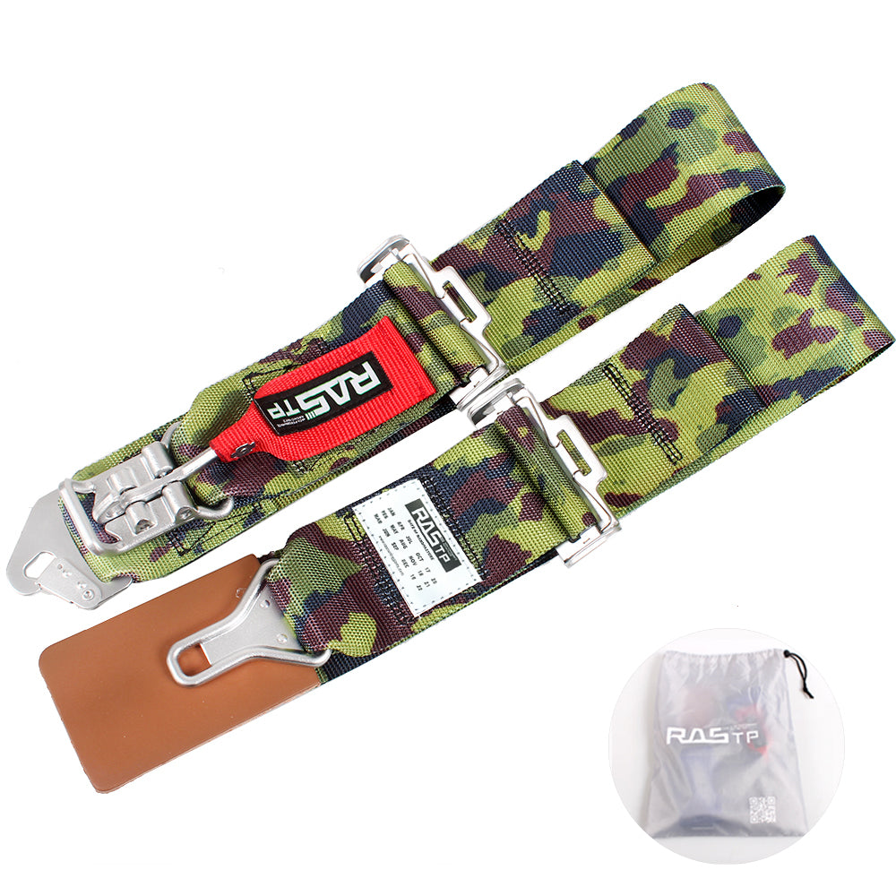 RASTP 2 Point Lap Seat Belts 40 Inch Chrome Buckle