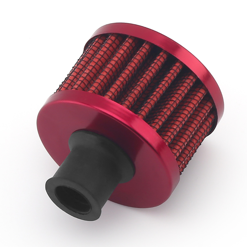 RASTP Universal Oil Catch Can Tank Kit Polish Baffled Reservoir with Breather Filter with 3/8" Fuel Line