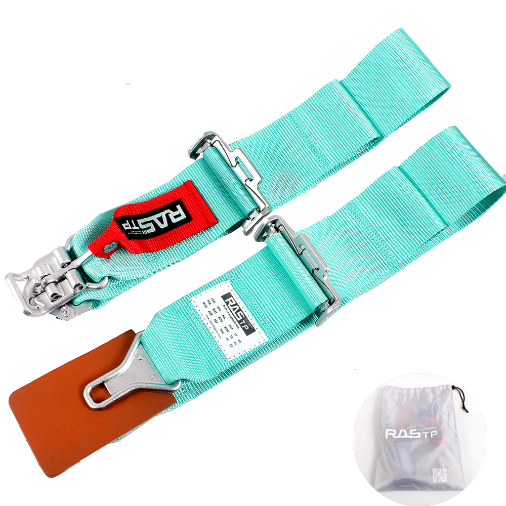RASTP 2 Point Lap Seat Belts 40 Inch Chrome Buckle
