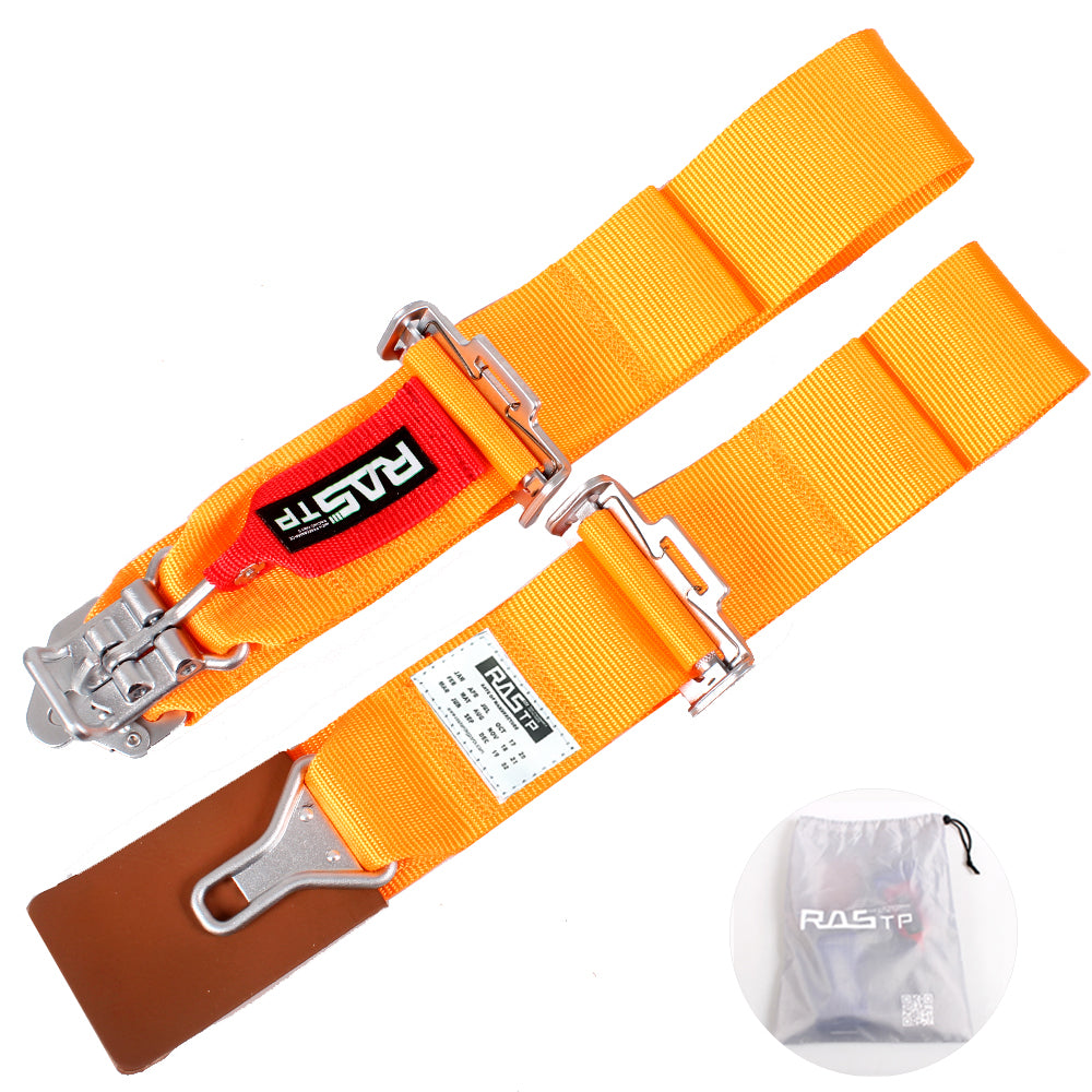 RASTP 2 Point Lap Seat Belts 40 Inch Chrome Buckle