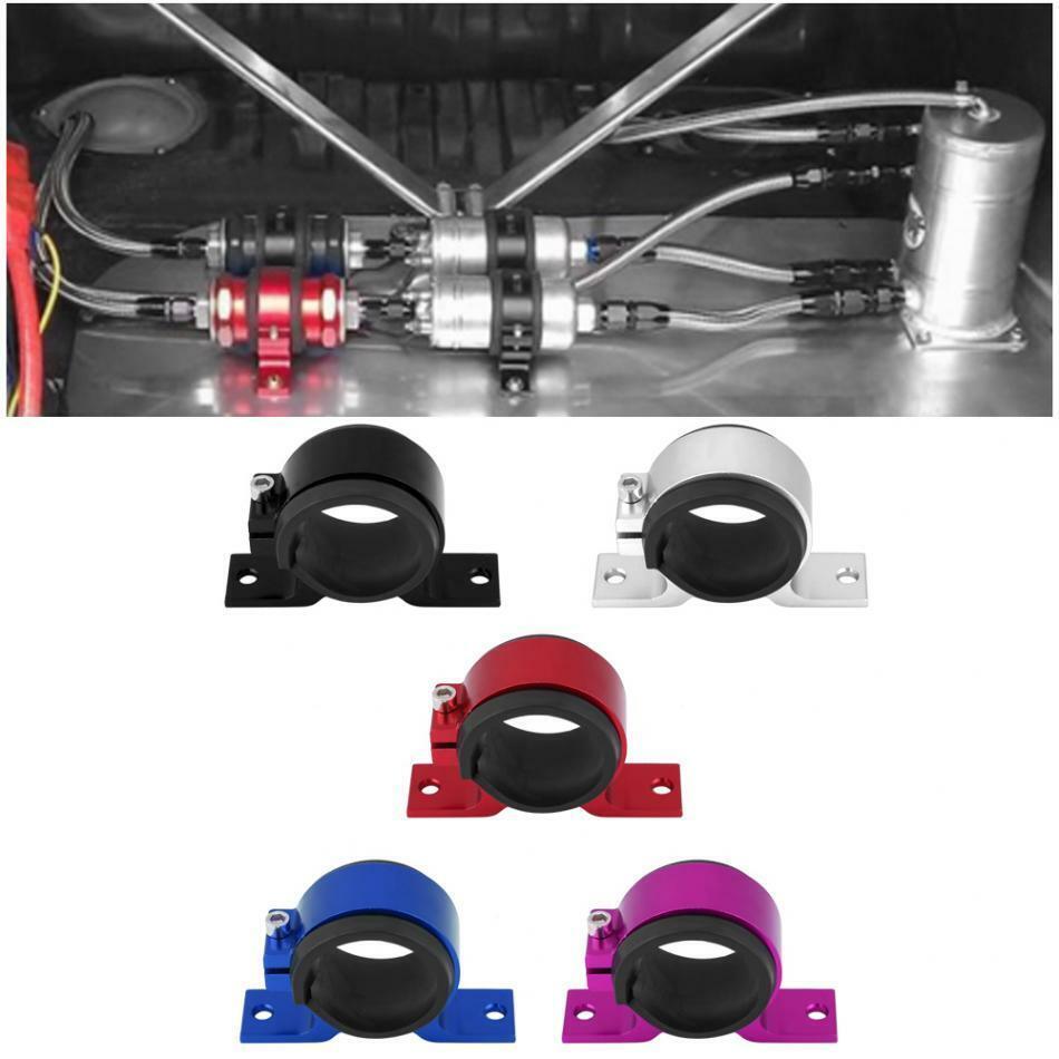 RASTP Universal Aluminum 60mm Single Fuel Pump Bracket / Fuel Filter Bracket for Walbro 044 Bracket for Seat 2001-2006 - RASTP