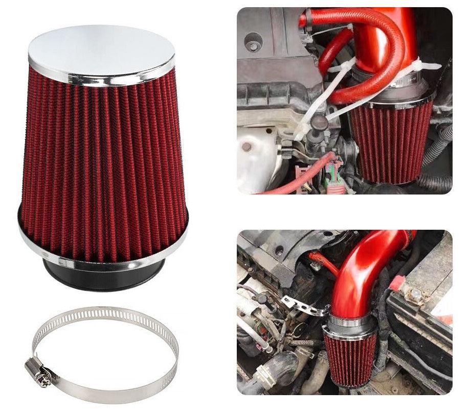 RASTP 3 Inch 76mm High Flow Inlet Dry Air Filter Cold Air Intake Cone Replacement - RASTP