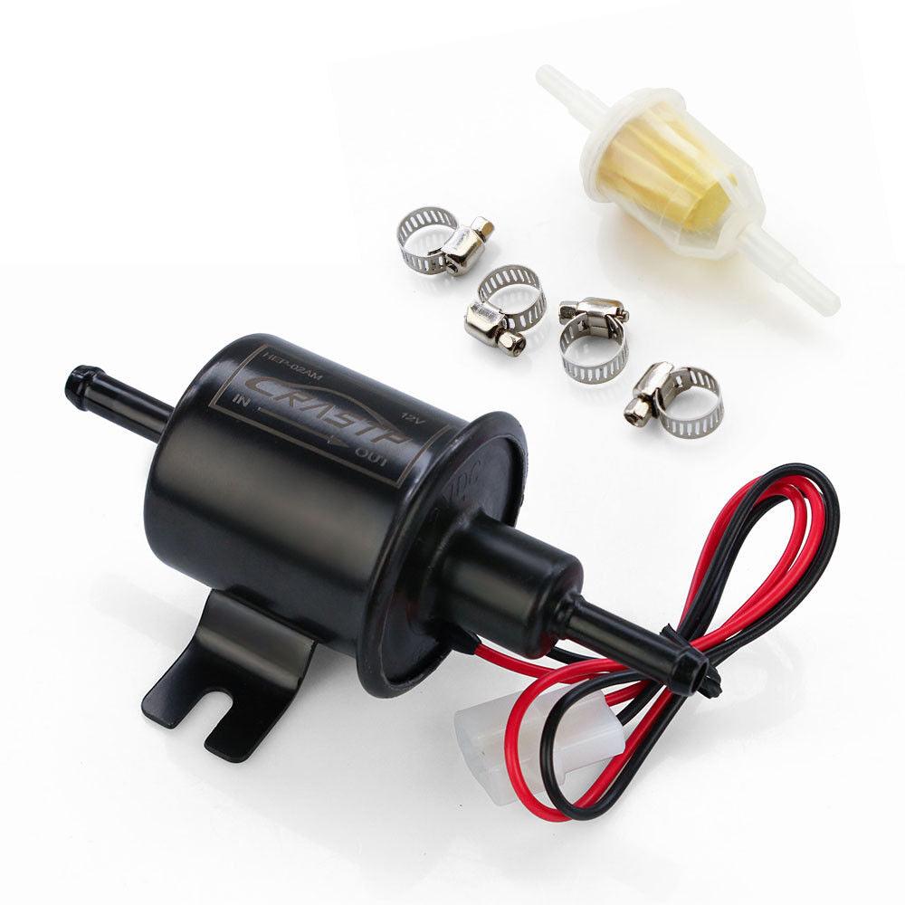 RASTP Fuel Pump 12V Electric Petrol Pump Low/High Pressure Bolt Fixing Wire Diesel HEP-02A - RASTP