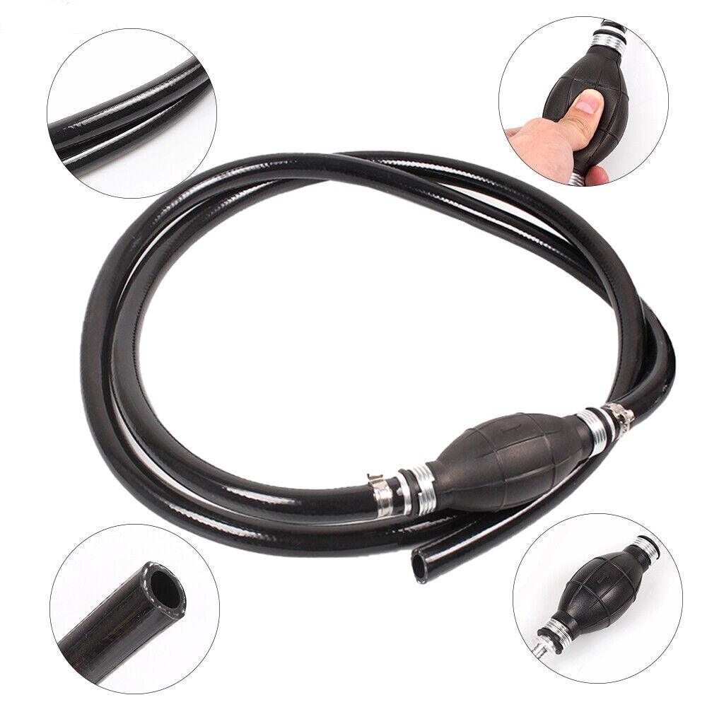 RASTP Liquid Oil Water Fluid Transfer Siphon Hand Pump Kit Manual Fuel Gas Tank 5.9FT - RASTP