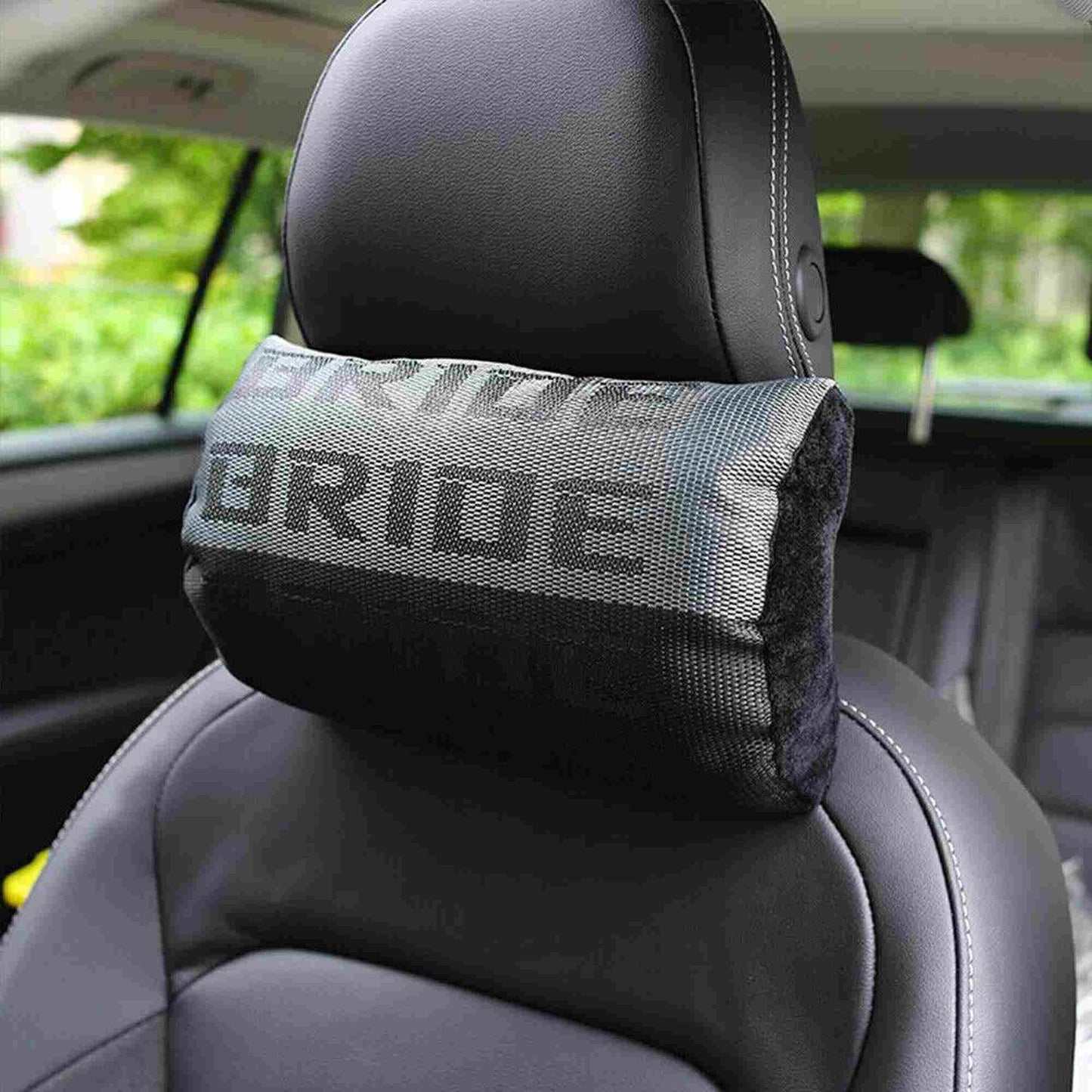 RASTP Universal 2Pcs Car Neck Pillow Fabric Headrest Pillow Support Neck Support - RASTP