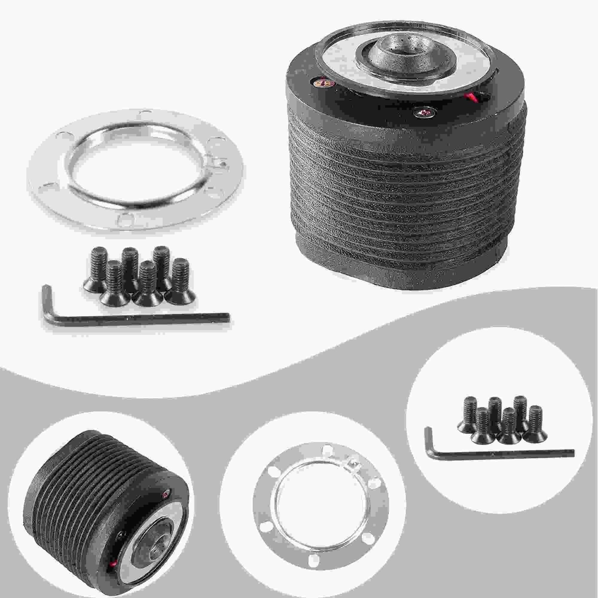 RASTP Aluminum Steering Wheel 6 Hole Hub Adapter for 84-04 Mustang Non-Gt JDM Boss Kit - RASTP