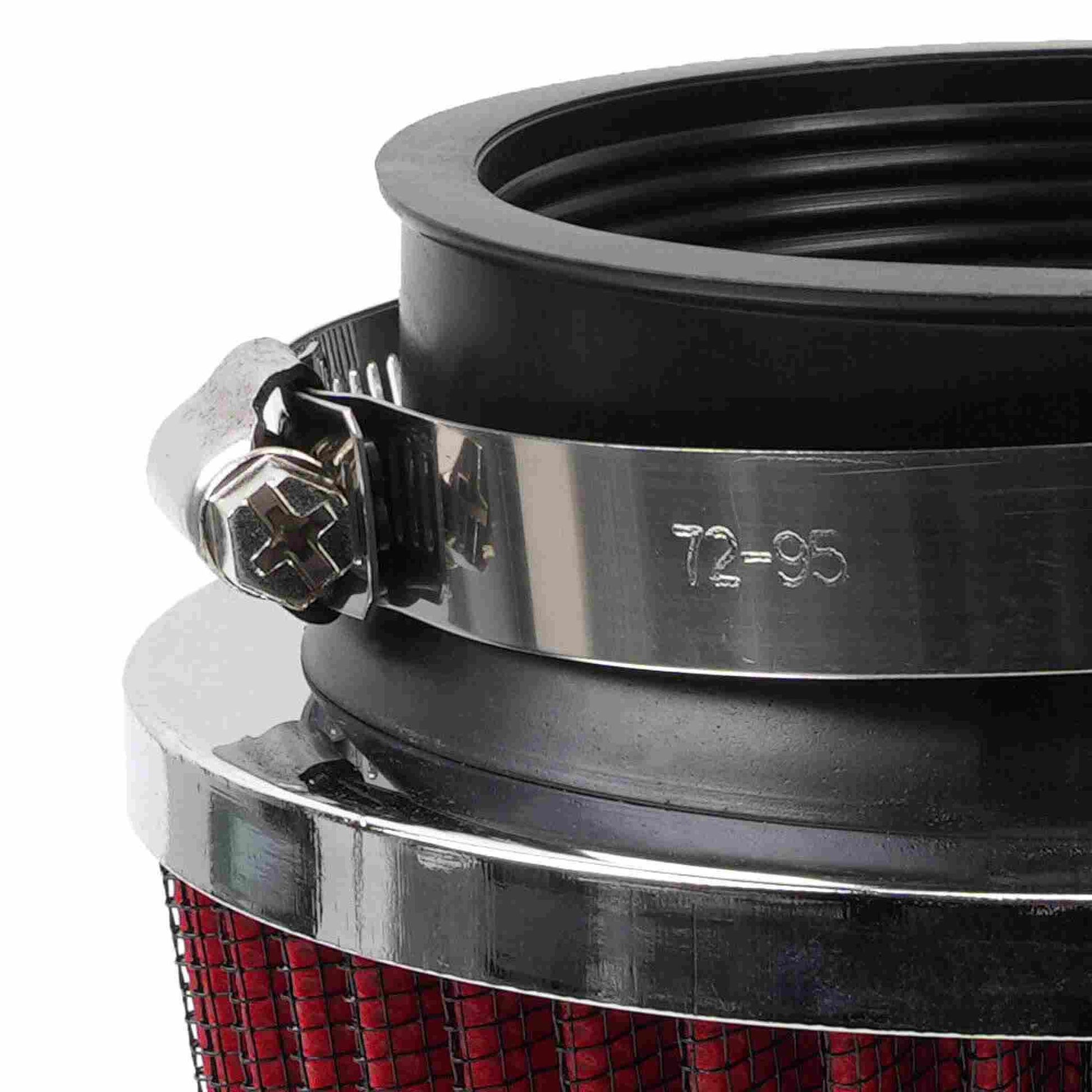 RASTP 3 Inch 76mm High Flow Inlet Dry Air Filter Cold Air Intake Cone Replacement - RASTP