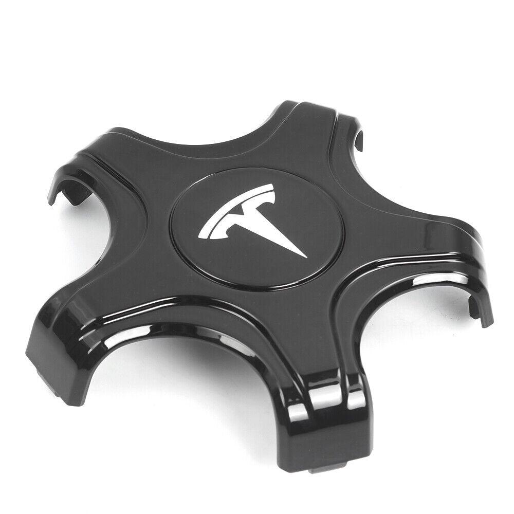 RASTP 4Pcs Carbon Fiber Tesla Model 3 Wheel Center Hub Caps - RASTP