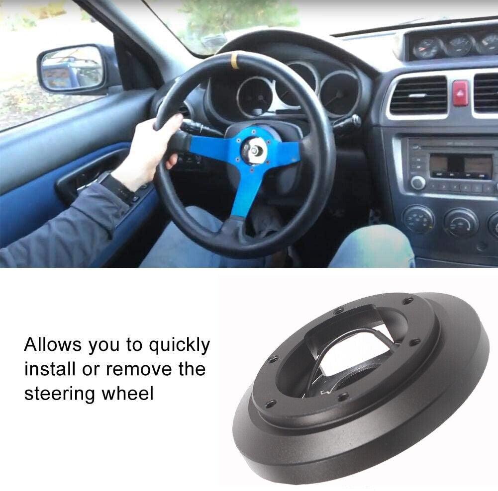 RASTP Steel Short Steering Wheel Hub Adapter Connector Base Adapter for Audi Volkswagen - RASTP