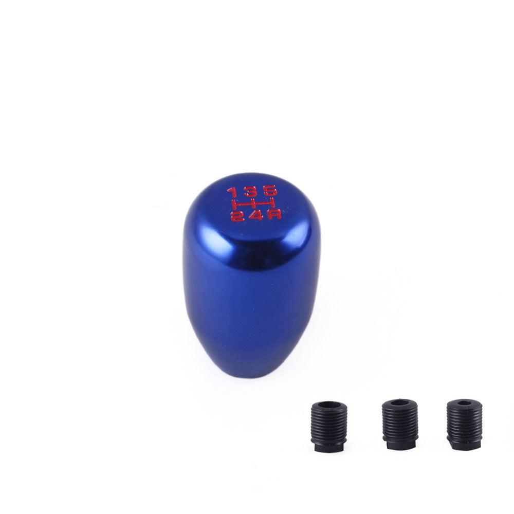 RASTP Universal 5 Speed Aluminum Racing Manual Gear Stick Shift Knob with 3 Adapters - RASTP