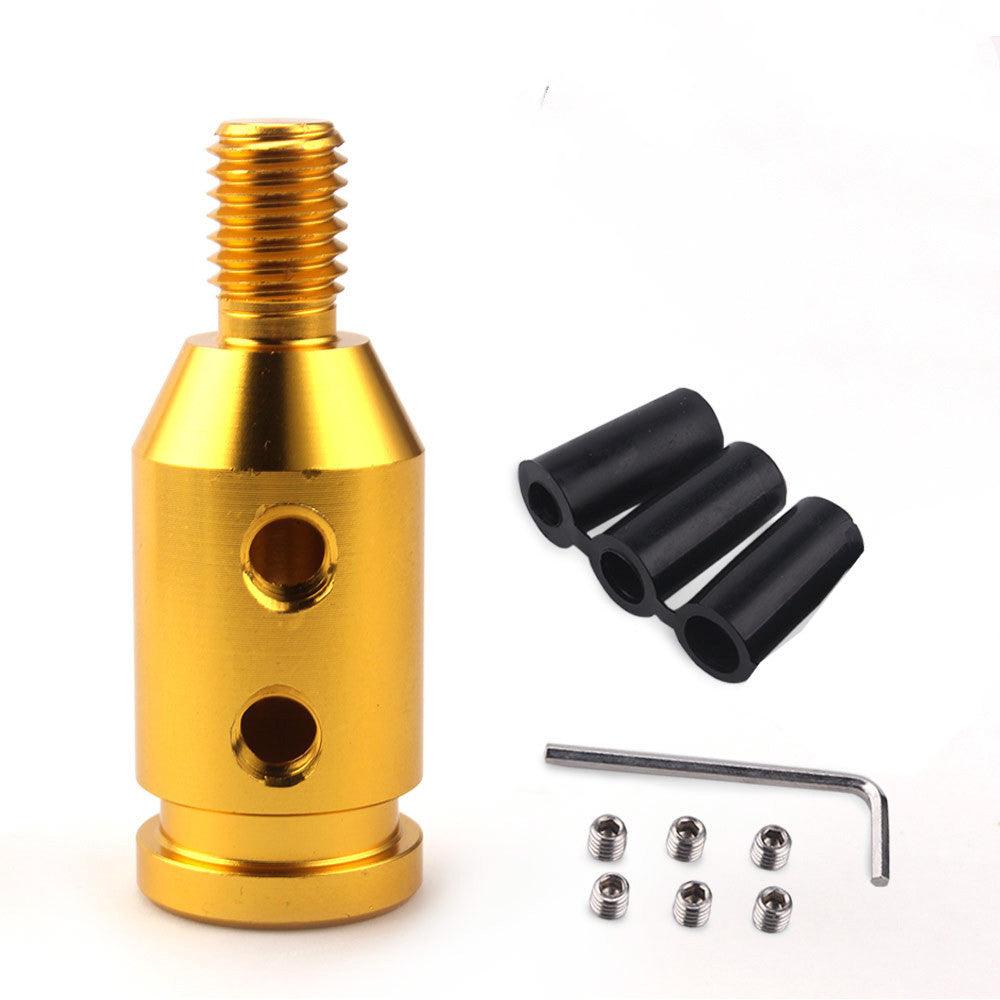 RASTP Universal Aluminum Shift Knob JDM Racing Shift Knob Adapter Fit for Non Threaded Shifter Auto Shifters M12x1.25mm/M10x1.5mm - RASTP