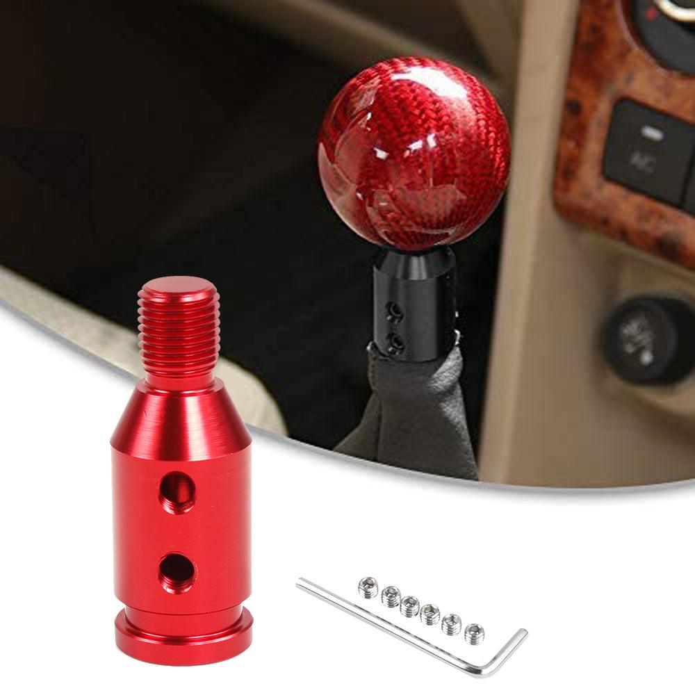RASTP Universal Aluminum Shift Knob JDM Racing Shift Knob Adapter Fit for Non Threaded Shifter Auto Shifters M12x1.25mm/M10x1.5mm - RASTP