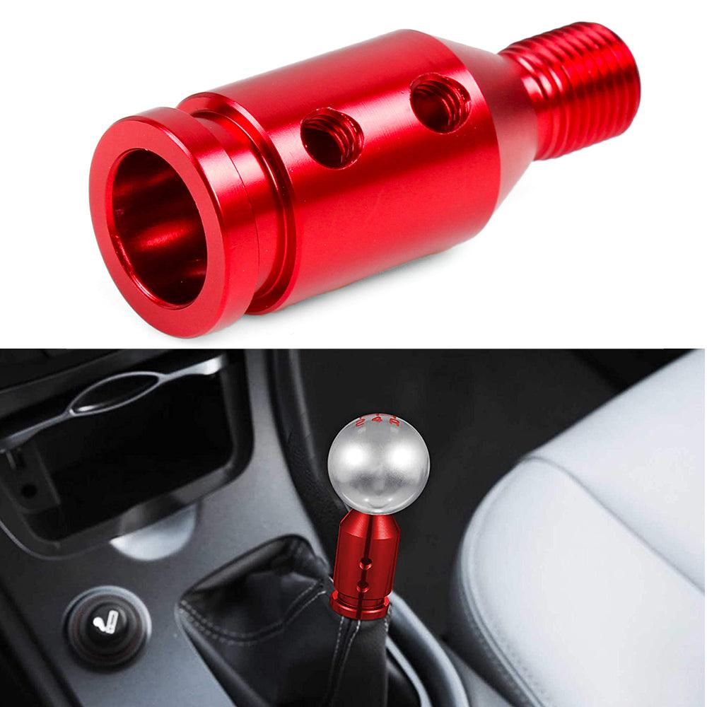 RASTP Universal Aluminum Shift Knob JDM Racing Shift Knob Adapter Fit for Non Threaded Shifter Auto Shifters M12x1.25mm/M10x1.5mm - RASTP
