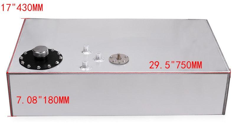 RASTP 18 Gallon/68L Race Fuel Cell Gas Tank with Cap & Level Sender - RASTP