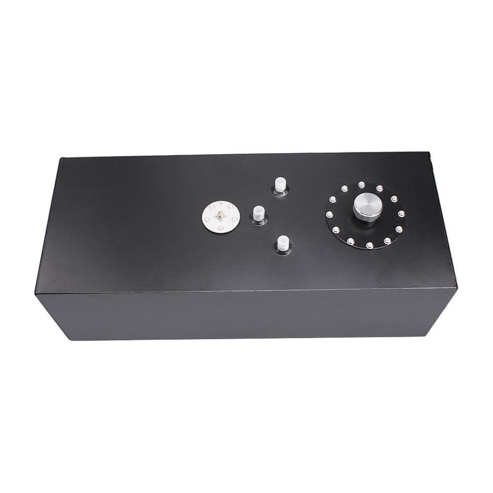RASTP 15 Gallon/60L Performance Polished Aluminum Fuel Cell Tank with Level Sender - RASTP
