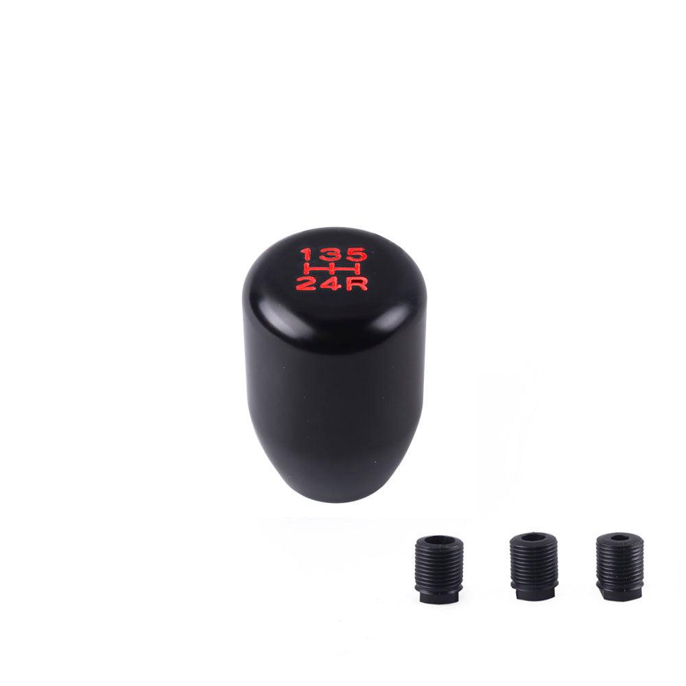 RASTP Universal 5 Speed Aluminum Racing Manual Gear Stick Shift Knob with 3 Adapters - RASTP