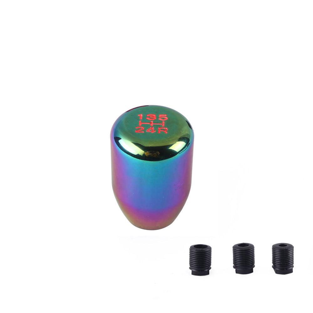 RASTP Universal 5 Speed Aluminum Racing Manual Gear Stick Shift Knob with 3 Adapters - RASTP