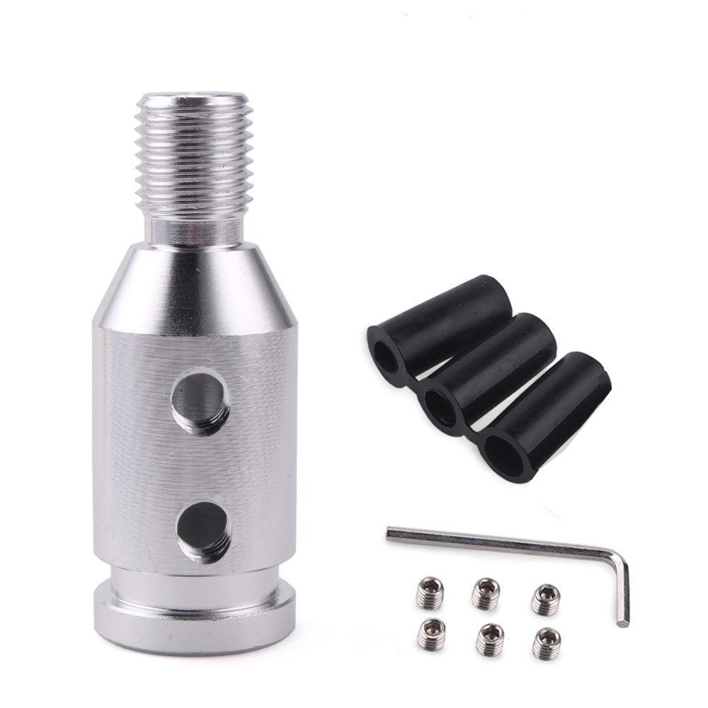 RASTP Universal Aluminum Shift Knob JDM Racing Shift Knob Adapter Fit for Non Threaded Shifter Auto Shifters M12x1.25mm/M10x1.5mm - RASTP