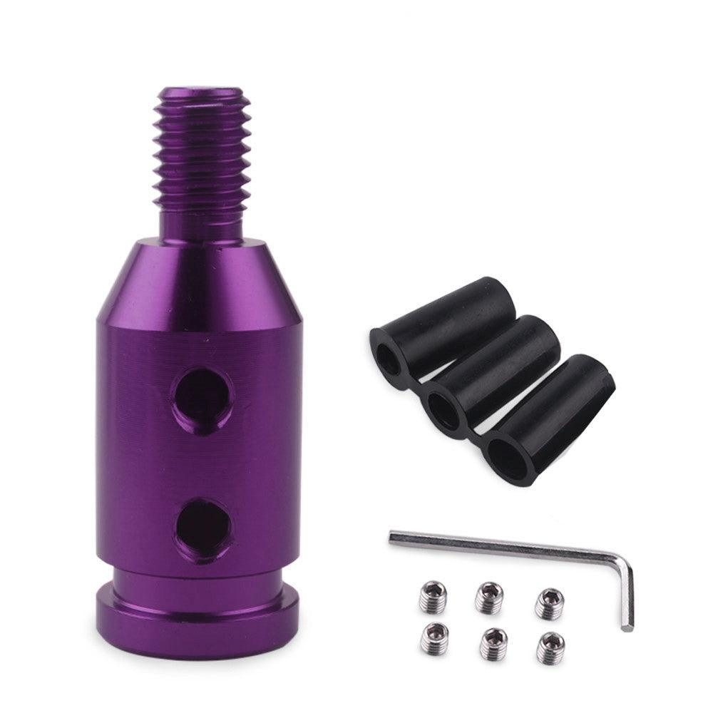 RASTP Universal Aluminum Shift Knob JDM Racing Shift Knob Adapter Fit for Non Threaded Shifter Auto Shifters M12x1.25mm/M10x1.5mm - RASTP