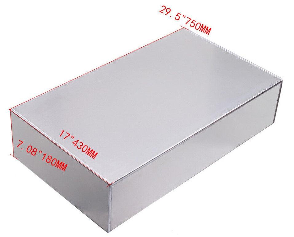 RASTP 18.5 Gallon/70L Race Fuel Cell Gas Tank with Cap and Level Sender Polished Aluminum - RASTP
