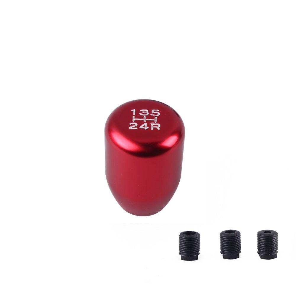 RASTP Universal 5 Speed Aluminum Racing Manual Gear Stick Shift Knob with 3 Adapters - RASTP
