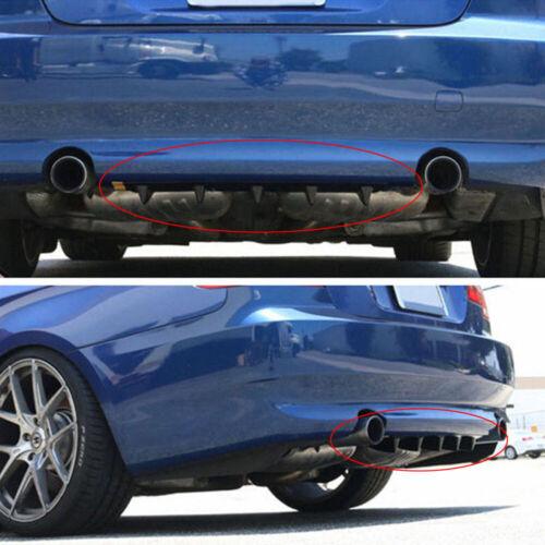RASTP Universal 5 Fin Shark Spoiler Rear Body Bumper Lip Diffuser - RASTP