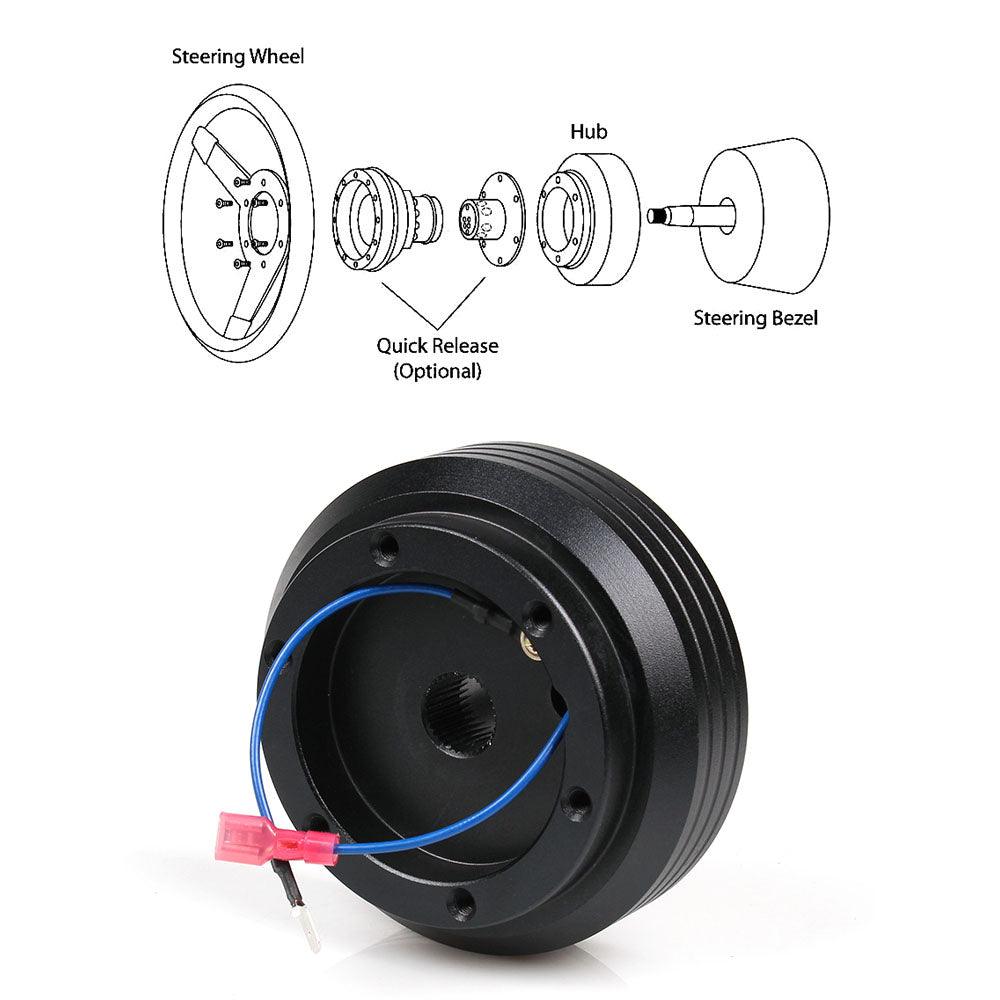 RASTP Aluminum Racing Steering Wheel Hub Adapter Boss Kit for Mitsubishi - RASTP