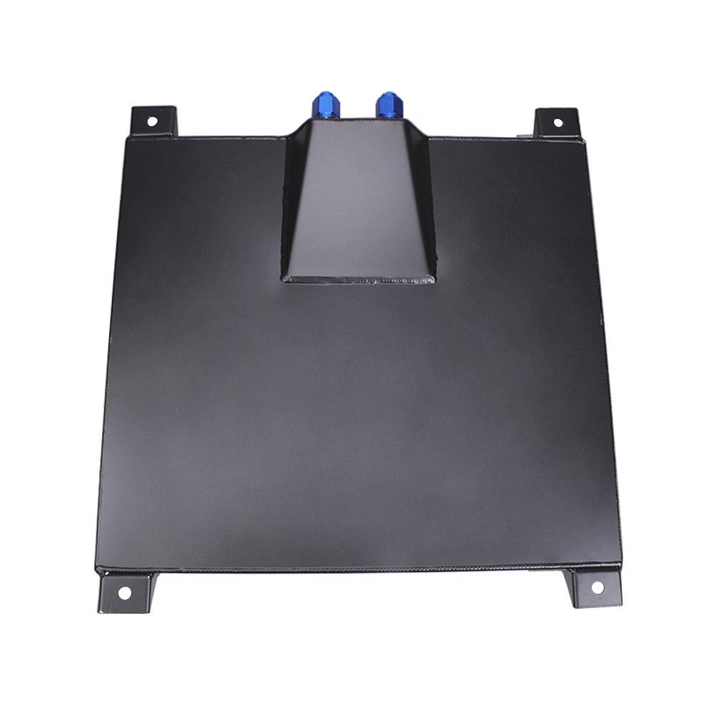 RASTP 16 Gallon/60L Race Fuel Cell Gas Tank with Cap & Level Sender Polished Aluminum - RASTP