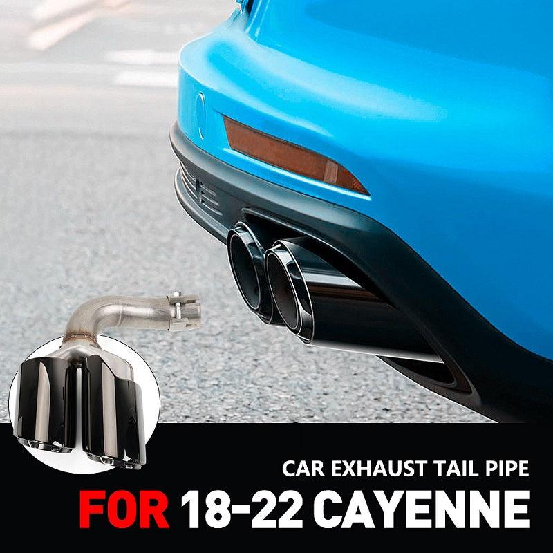 RASTP 1 Pair Exhaust Tips Muffler Exhaust Tail Pipe for Porsche Cayenne 2018-2022 - RASTP