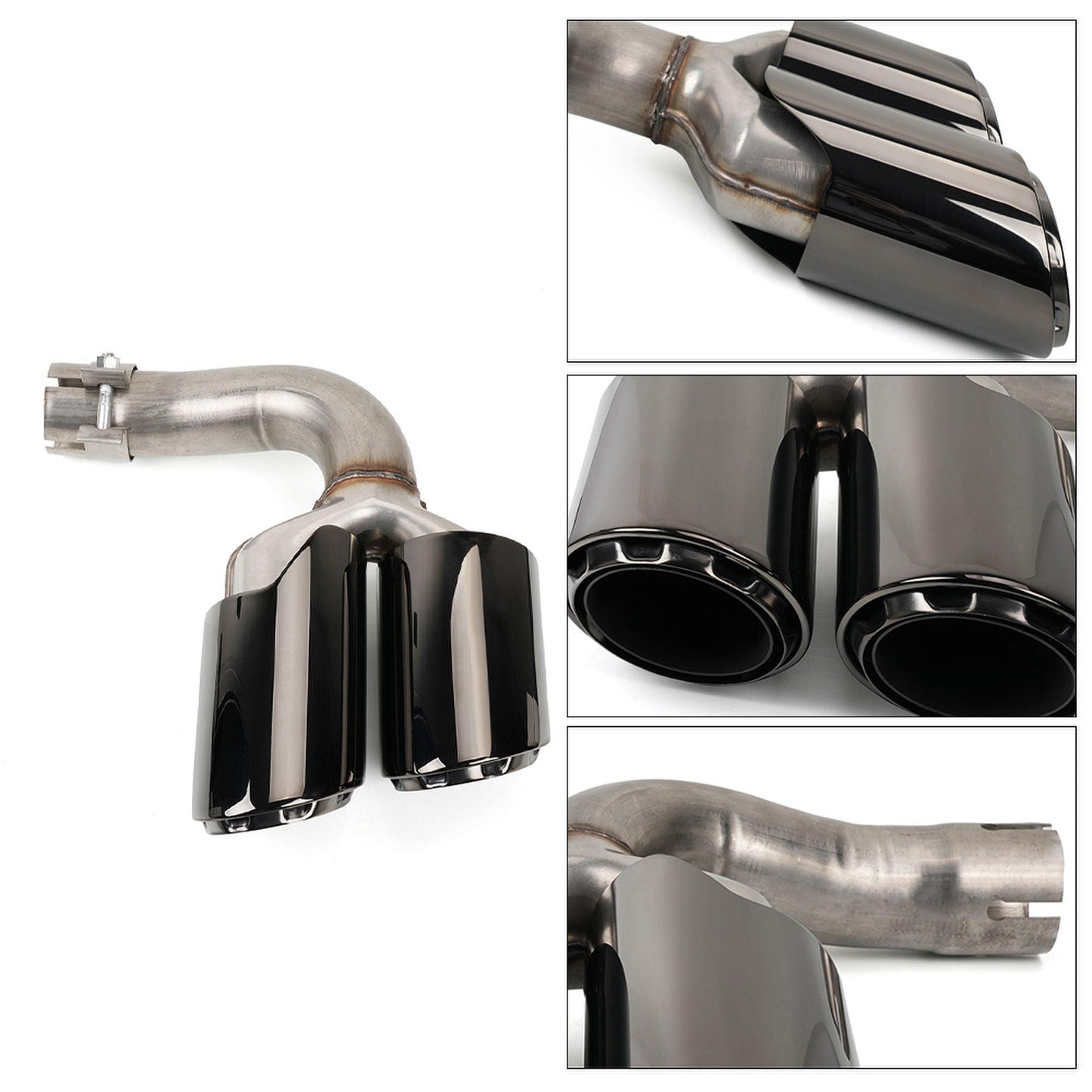 RASTP 1 Pair Exhaust Tips Muffler Exhaust Tail Pipe for Porsche Cayenne 2018-2022 - RASTP