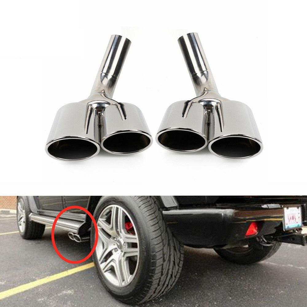 RASTP 1 Pair Exhaust Tips Muffler Exhaust Tail Pipe for Mercedes Benz G Class W463 G500/G63/G550 - RASTP