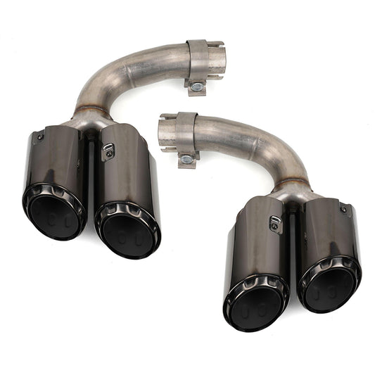 RASTP 1 Pair Exhaust Tips Muffler Exhaust Tail Pipe for Porsche Cayenne 2018-2022 - RASTP
