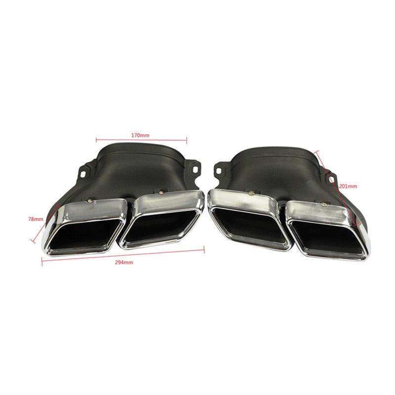 RASTP Exhaust Tips Muffler Exhaust Tail Pipe for Benz 14 C-Class W205 - RASTP