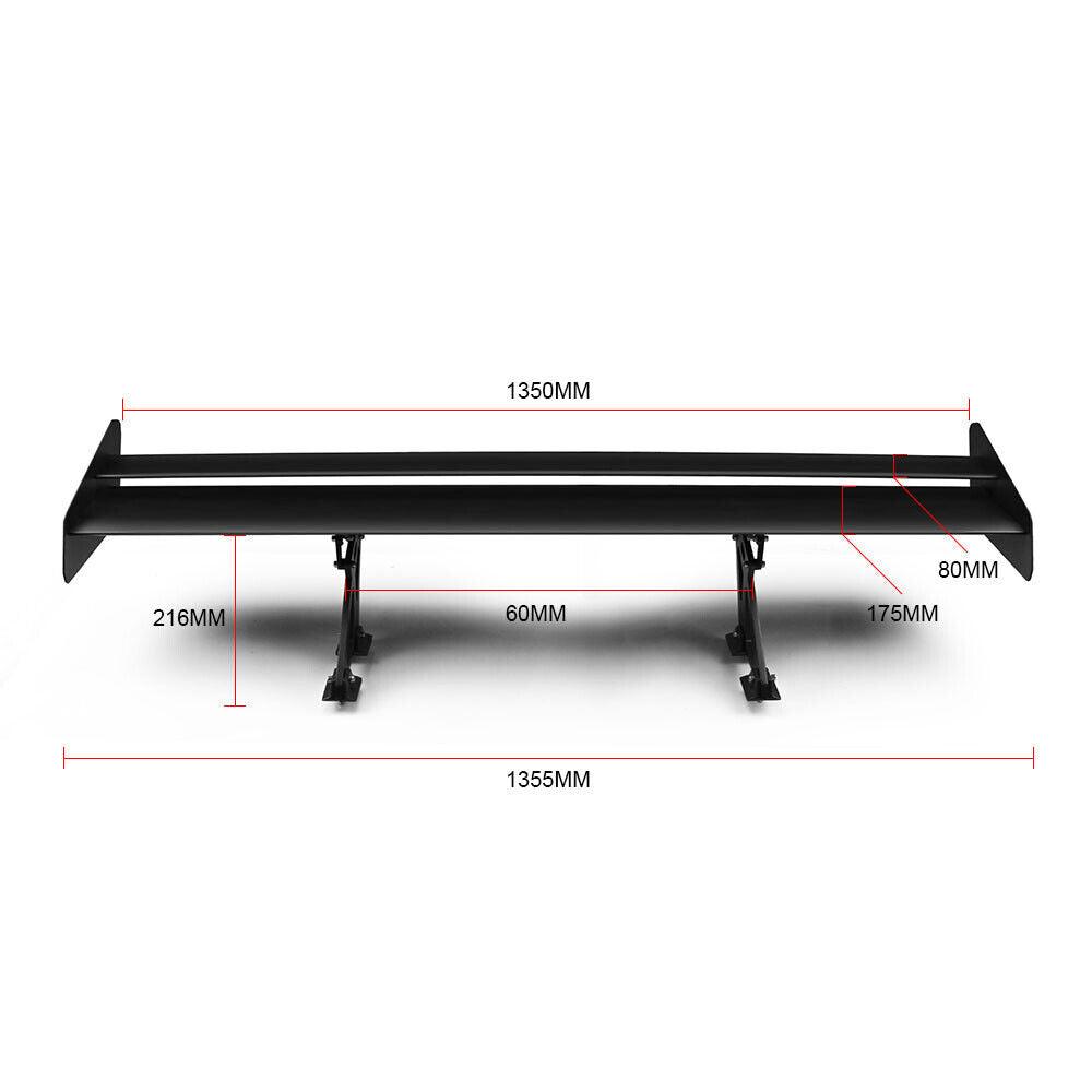 RASTP 53 Inch Lightweight Racing Spoiler Double Deck Racing Spoiler - RASTP