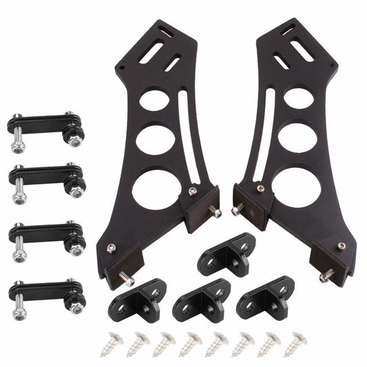 RASTP Universal 10 inch Spoiler Mount Brackets Racing Tail Spoiler Accessories - RASTP