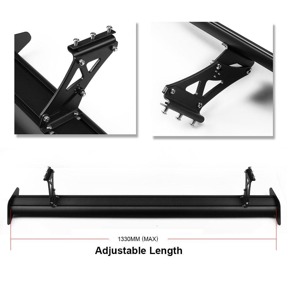 RASTP 53 Iinch Sliding Adjustable Spoiler Rear Hatchback Drift Spoiler - RASTP