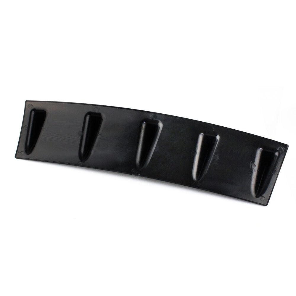 RASTP Universal 5 Fin Shark Spoiler Rear Body Bumper Lip Diffuser - RASTP
