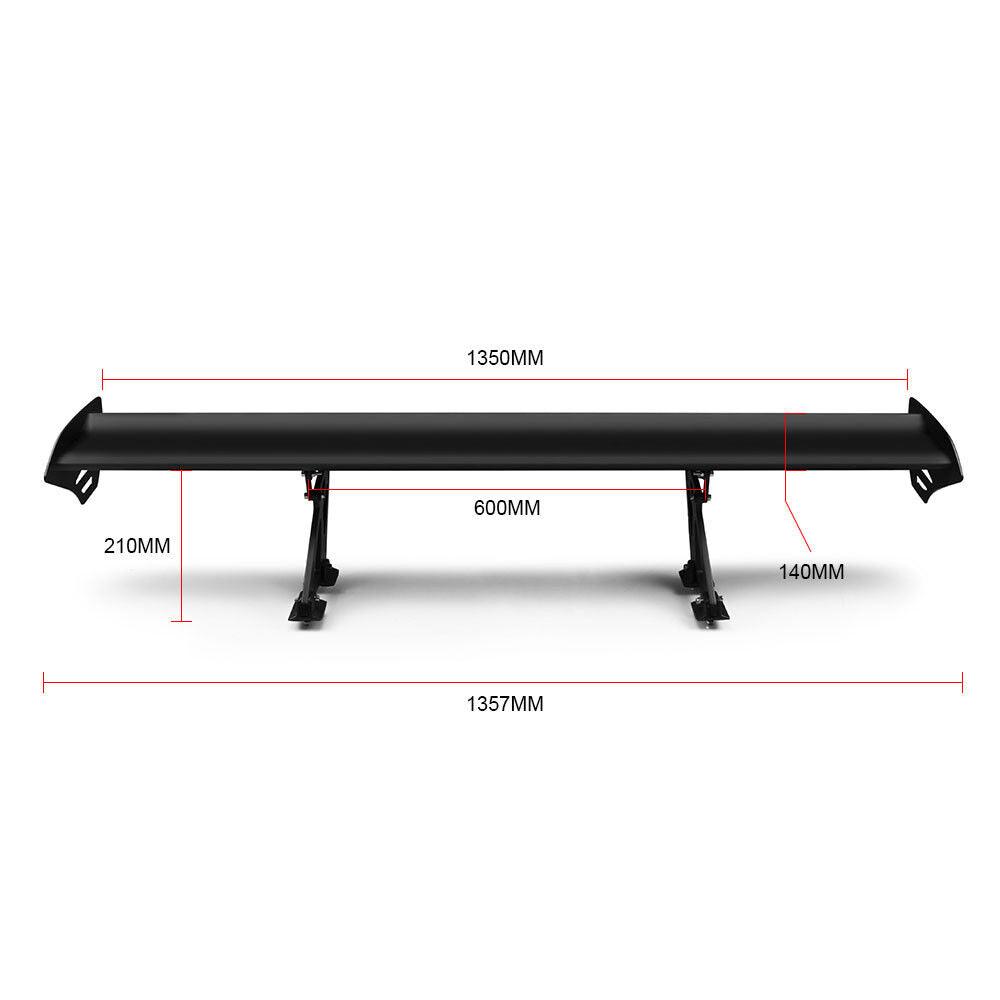 RASTP 53 Inch Racing Rear Spoiler GT Style Adjustable Drift Spoiler - RASTP