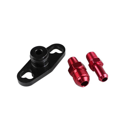 RASTP Car Aluminum Alloy Turbo Fuel Rail Delivery Regulator Adapter with Fittings for Honda /Mitsubishi /Toyota - RASTP