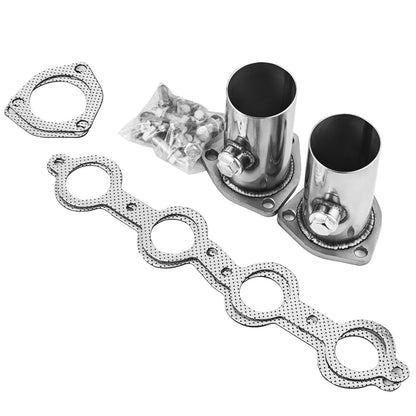 RASTP Exhaust Manifold for Chevy C10 Chevelle Camaro Caprice LS1 LS2 LS6 LS7 LSX - RASTP