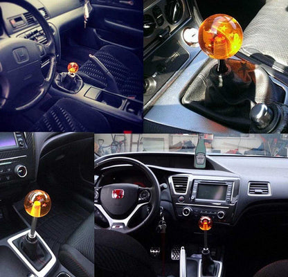 RASTP Universal 7 Star Dragon Ball Z Shift Knob for Manual Automatic Vehicles with 3 Adapters - RASTP