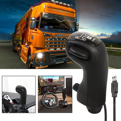 RASTP USB American Truck Simulator Shifter for ATS & ETS2 Compatible with Logitech G29 G27 G25 G920 - RASTP