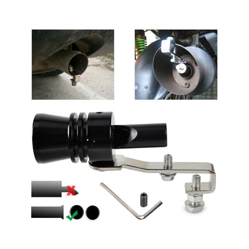 RASTP Universal Car Turbo Whistle Sound Exhaust Tips Muffler - RASTP