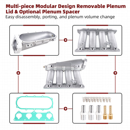RASTP Ultra Street Intake Manifold for Honda K-Series K20A K20A2 K20Z1 K24A1
