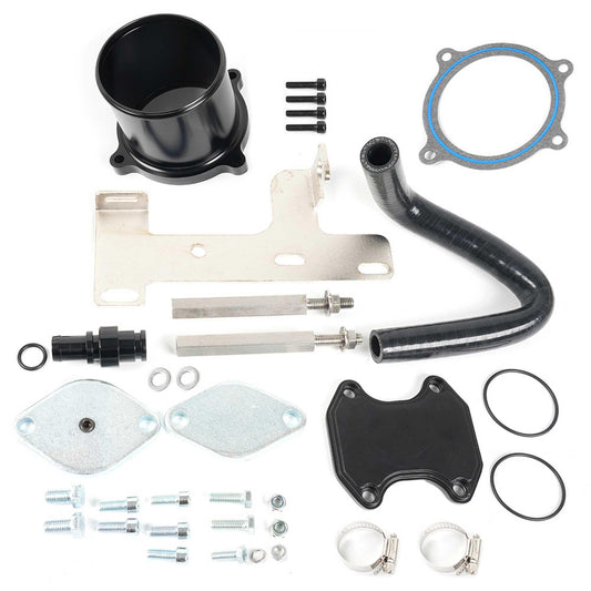 RASTP EGR Valve Cooler Delete Kit for Dodge 10-14 6.7L with Recirculation Pip - RASTP