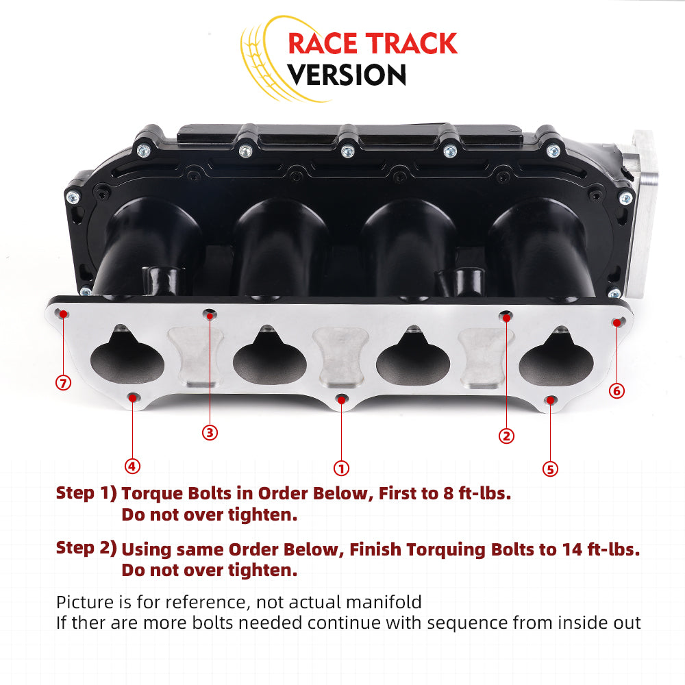 RASTP Ultra Race Intake Manifold For Honda Acura K20 K20A2 K-Series K-Swap