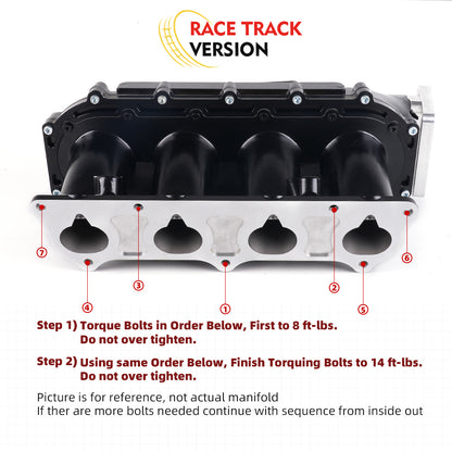 RASTP Ultra Race Intake Manifold For Honda Acura K20 K20A2 K-Series K-Swap